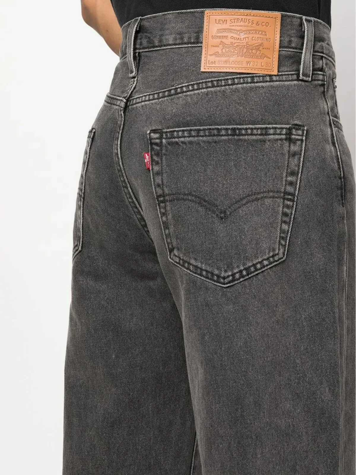 Levi's Stay Loose デニムパンツ ブラック - 画像5