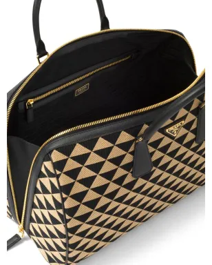 Prada シンボル刺繍トラベルバッグ - サムネイル5