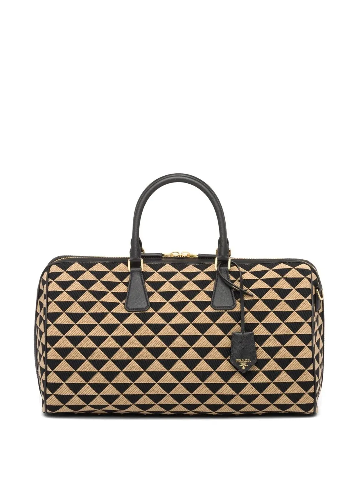 Prada シンボル刺繍トラベルバッグ - 画像3