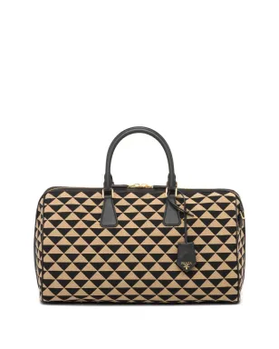 Prada シンボル刺繍トラベルバッグ - サムネイル3