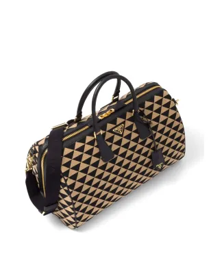 Prada シンボル刺繍トラベルバッグ - サムネイル4