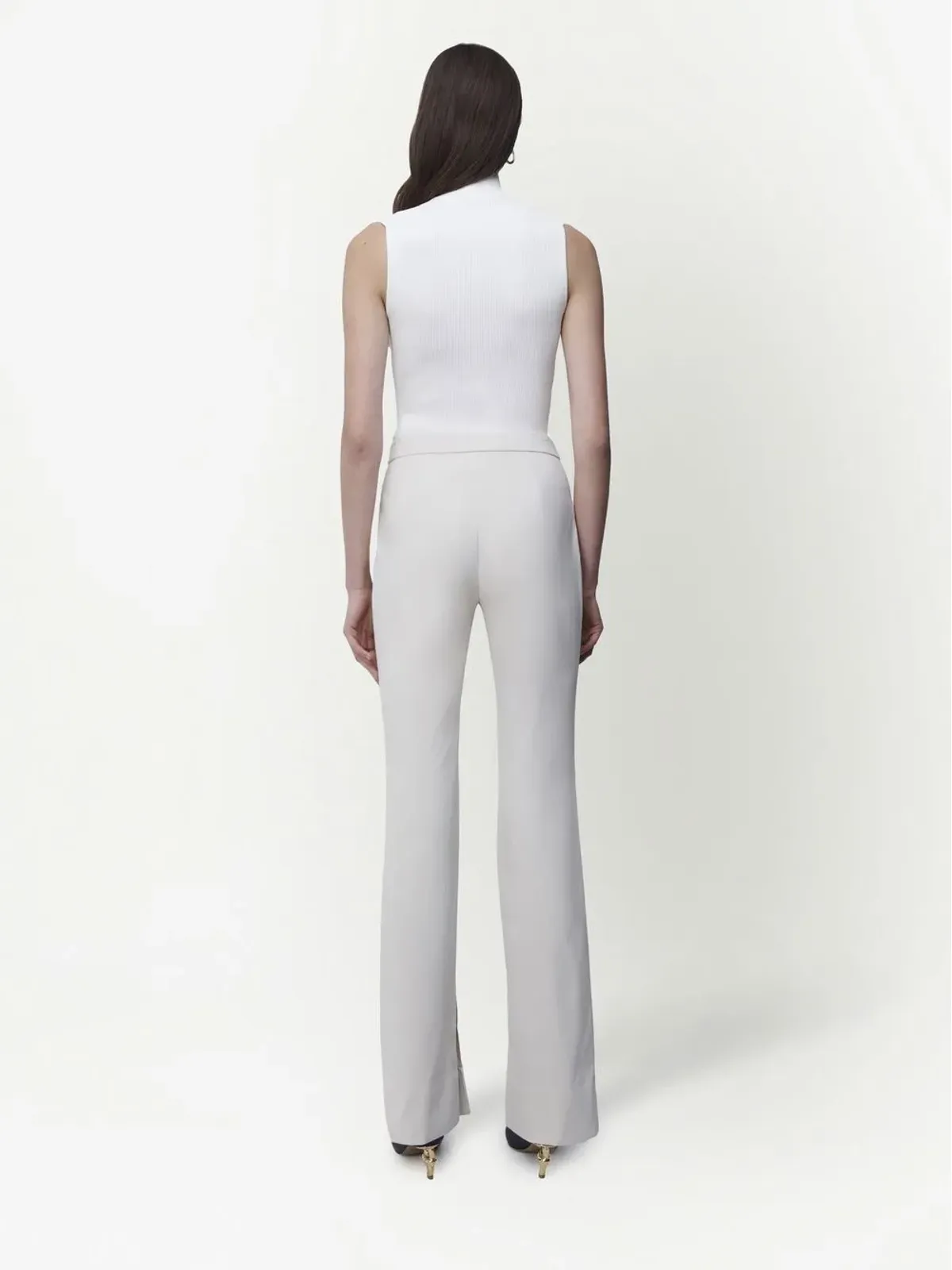 Simkhai カーマイン プリーツディテールパンツ - 画像4