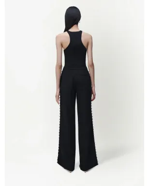 Simkhai スタッドディテールのワイドレッグパンツ - サムネイル4