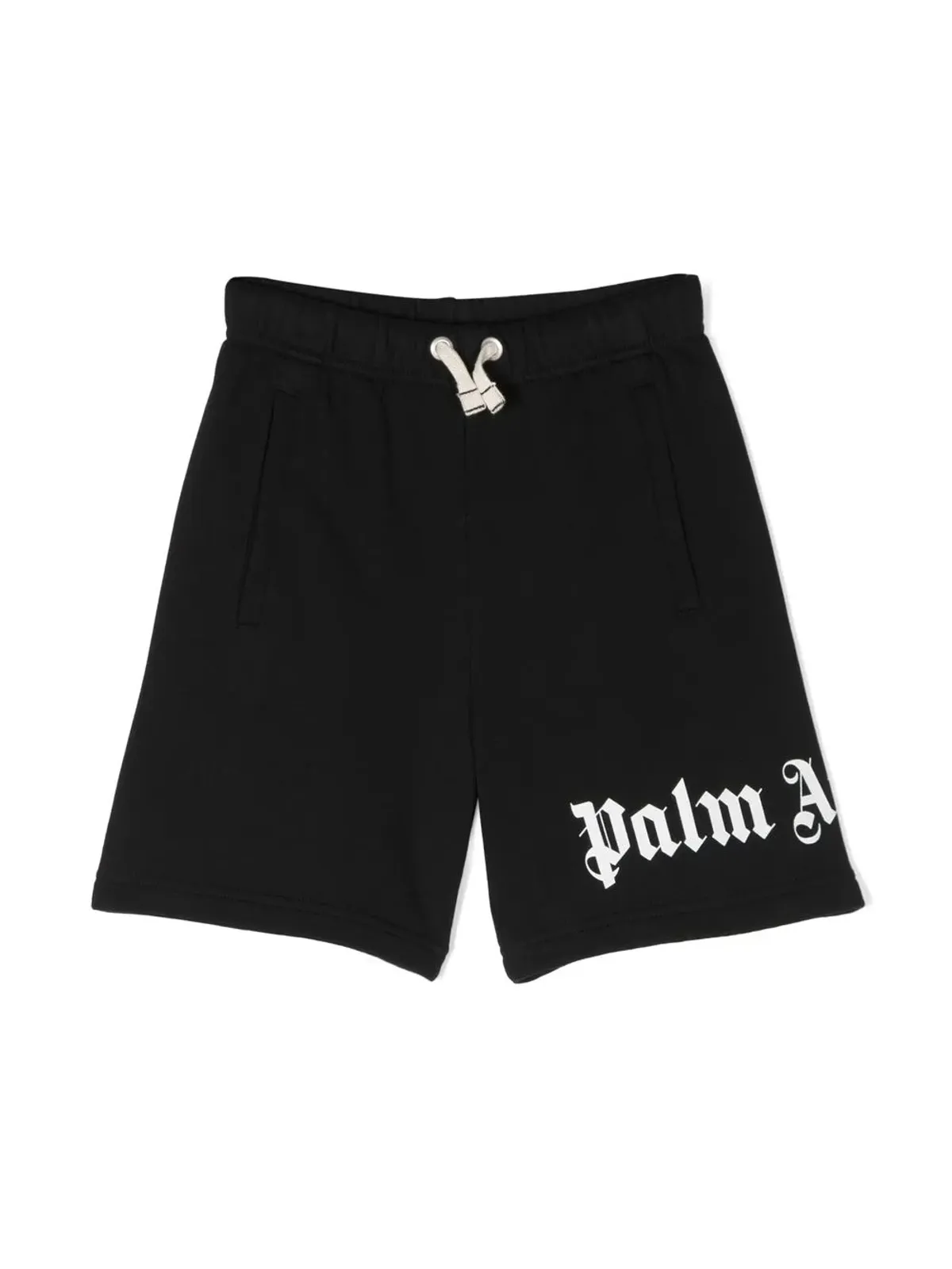 Palm Angels Kids ロゴプリント コットンショーツ - 画像1