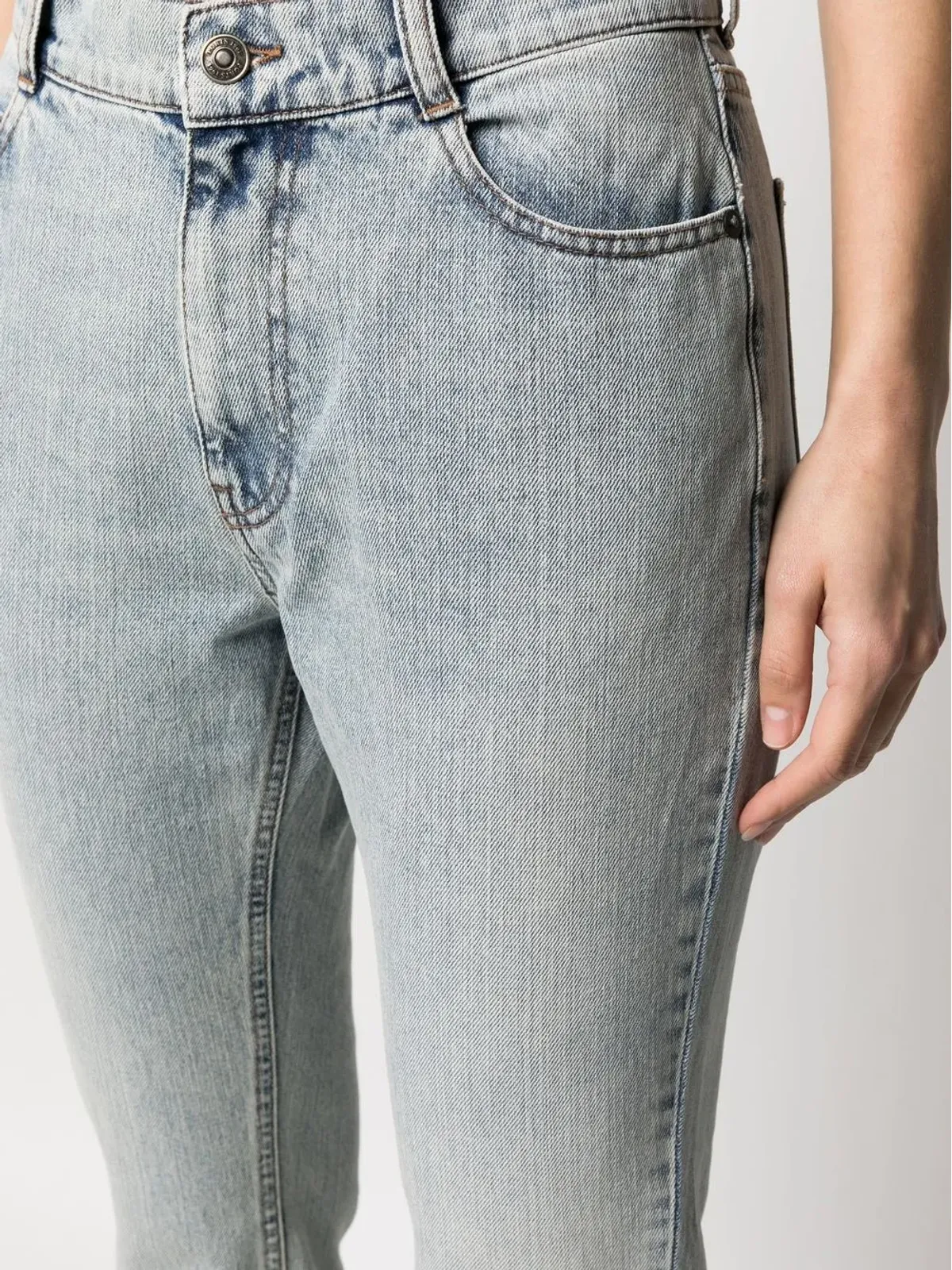 Ports 1961 クロップドスリムカットジーンズ - 画像5