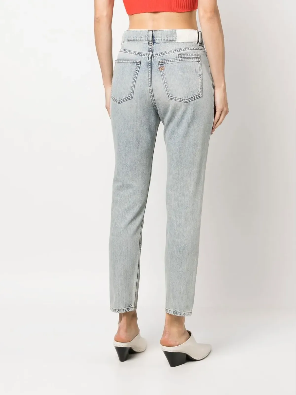 Ports 1961 クロップドスリムカットジーンズ - 画像4