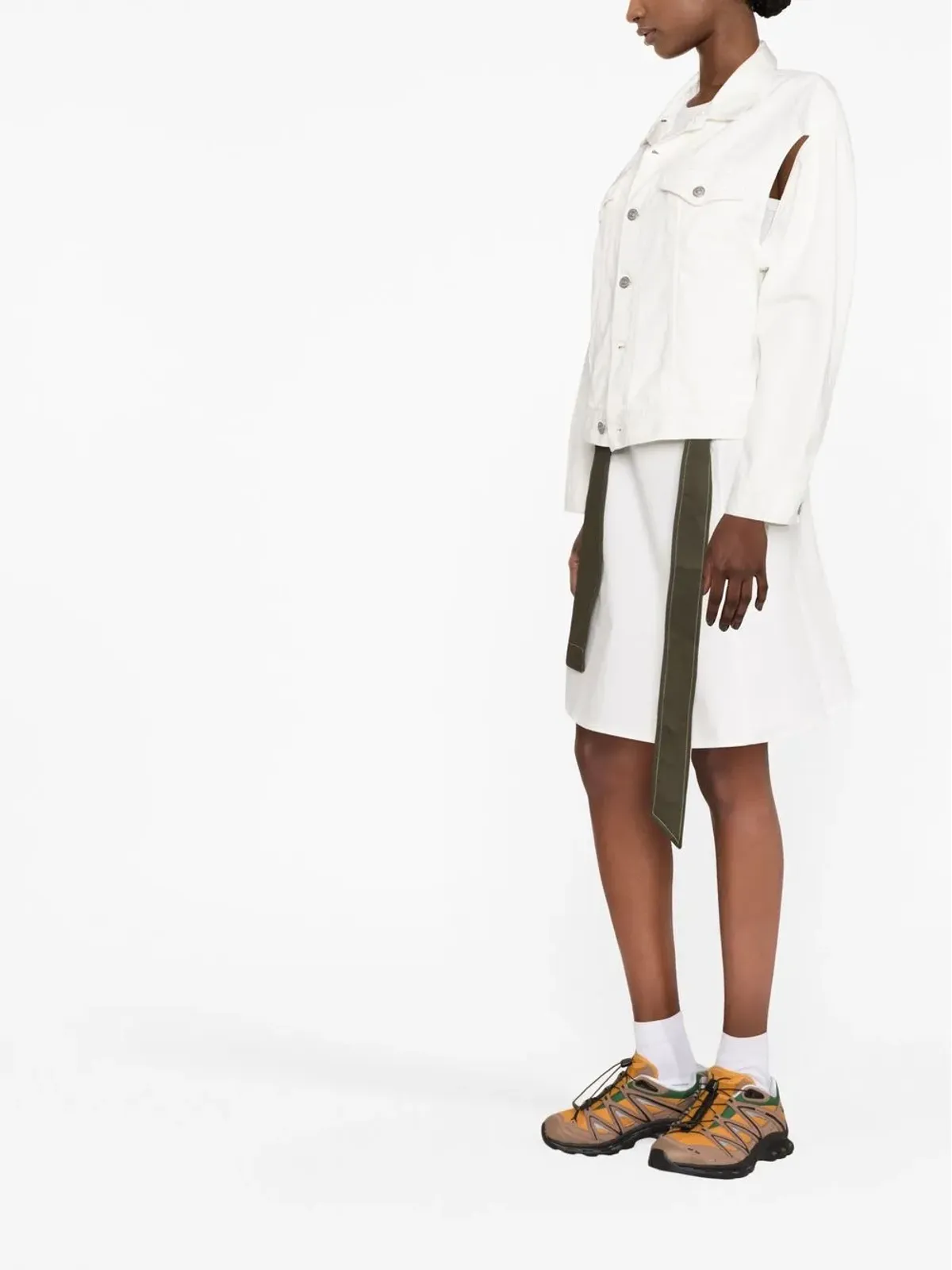 MM6 Maison Margiela カットアウトデニムジャケット - 画像3