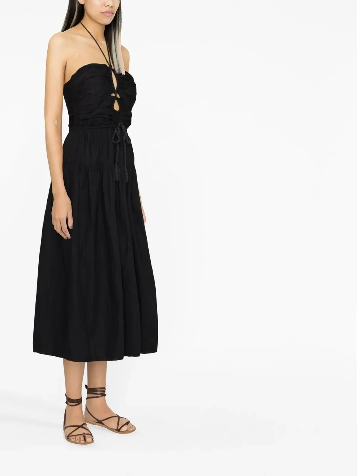 Ulla Johnson Ella halterneck midi dress - 画像3