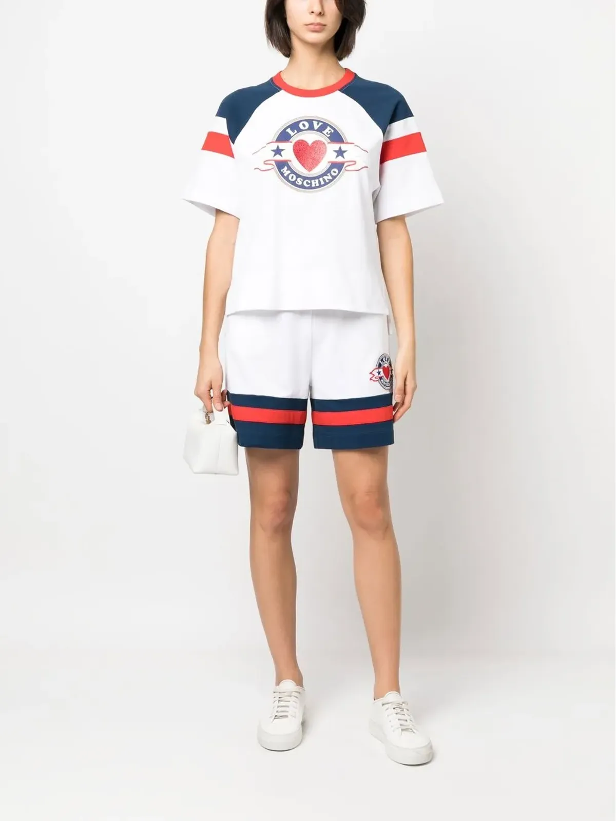 Love Moschino ストライプディテールショーツ - 画像2