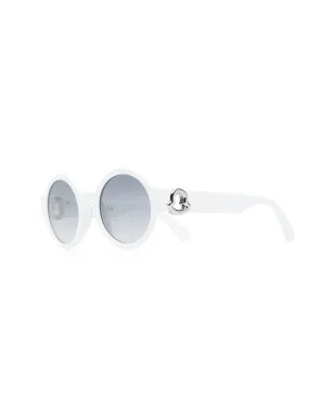 Moncler Eyewear アトリオム ラウンドフレーム サングラス - ホワイト - サムネイル2