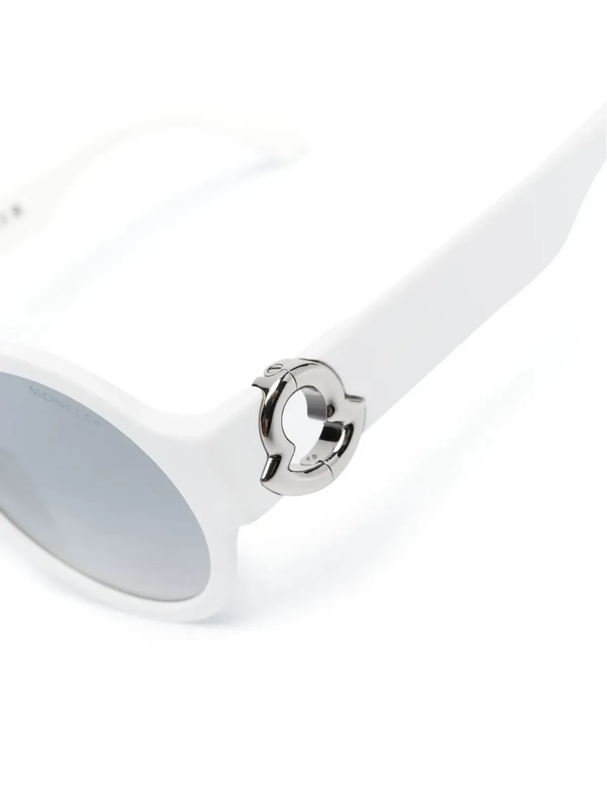 Moncler Eyewear アトリオム ラウンドフレーム サングラス - ホワイト - 画像3