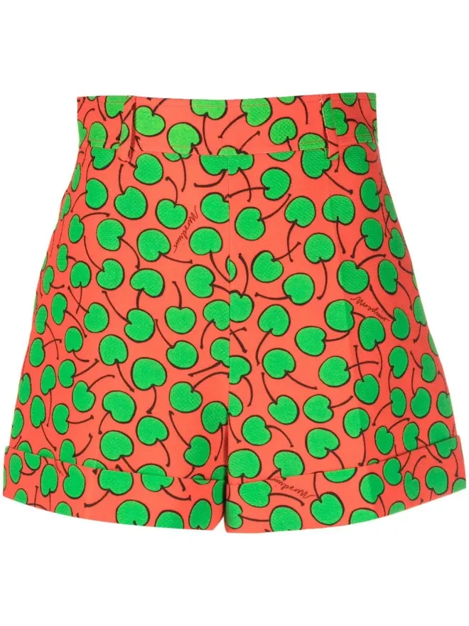Moschino Moschino 柄入りミニショーツ - オレンジの商品画像
