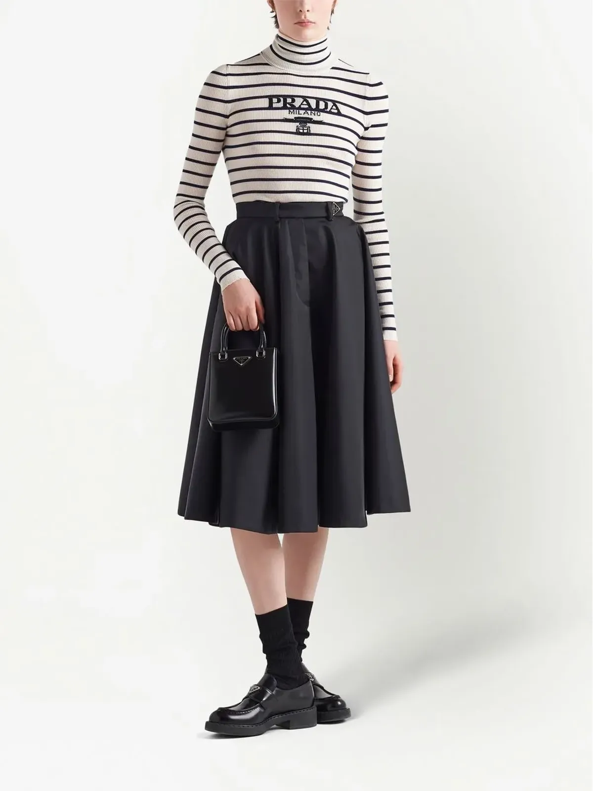 Prada プリーツフルスカート - 画像2