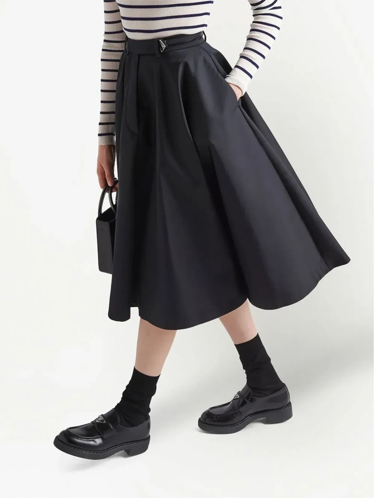 Prada プリーツフルスカート - 画像3