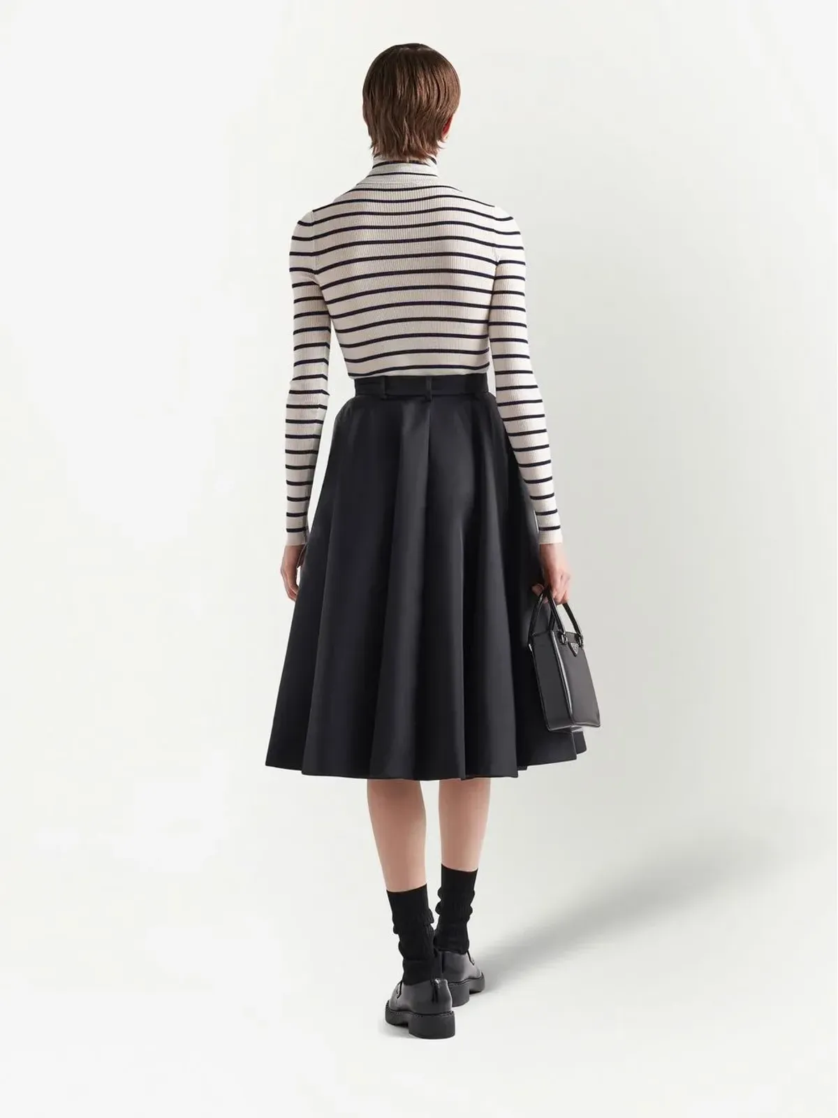 Prada プリーツフルスカート - 画像4