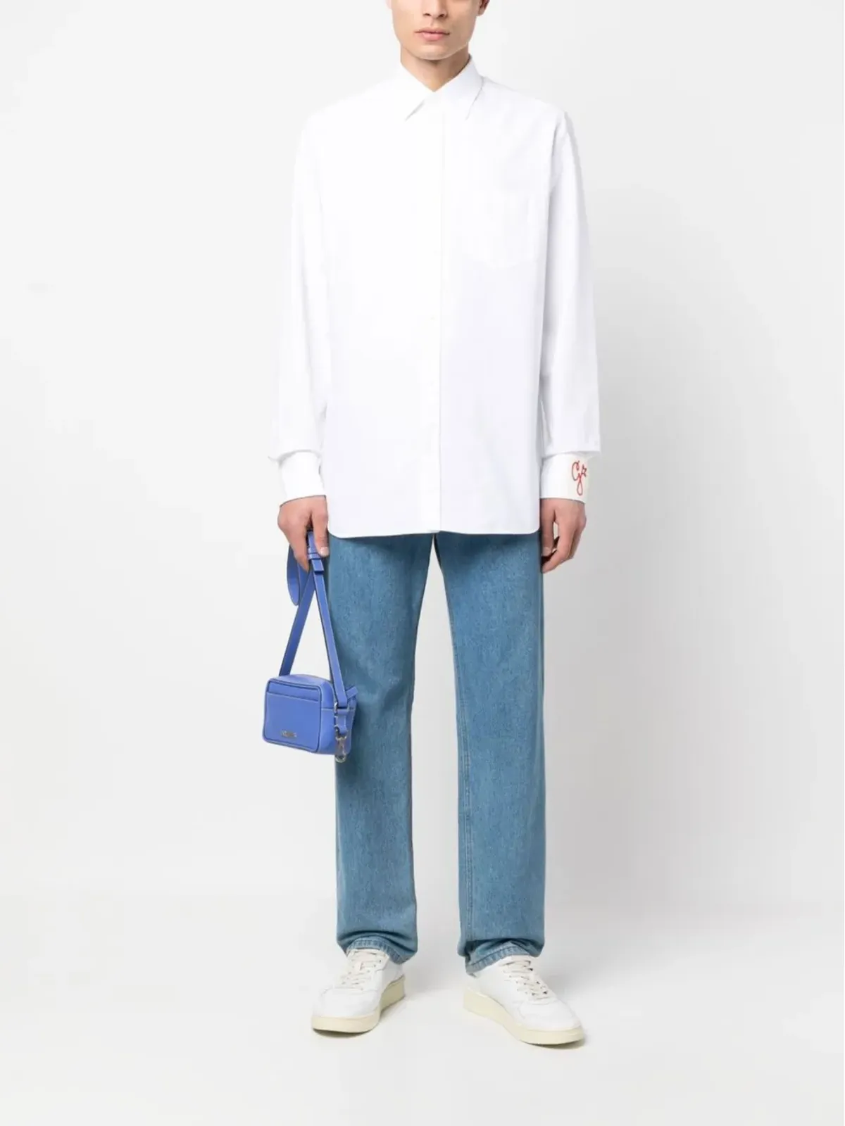 Golden Goose ロングスリーブ ボタンアップシャツ（ホワイト） - 画像2