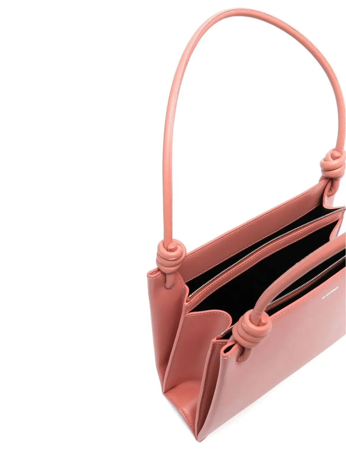 Jil Sander ノットディテール レザー トートバッグ - 画像5