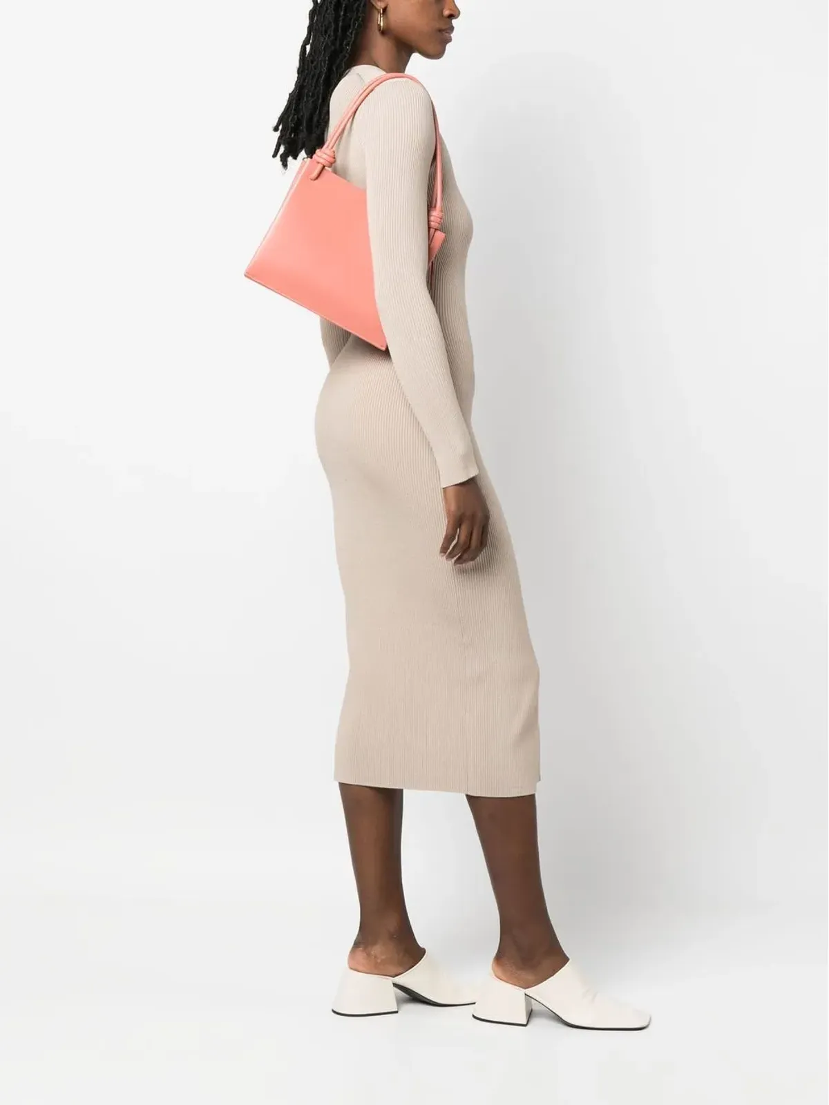 Jil Sander ノットディテール レザー トートバッグ - 画像2