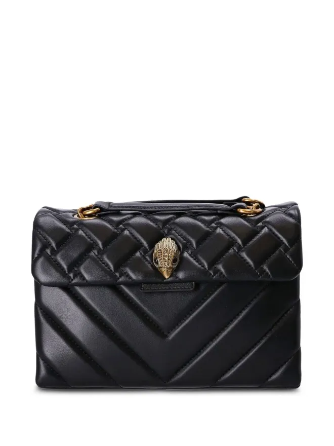 Kurt Geiger London Kurt Geiger London ケンジントン キルテッド ショルダーバッグ - Blackの商品画像