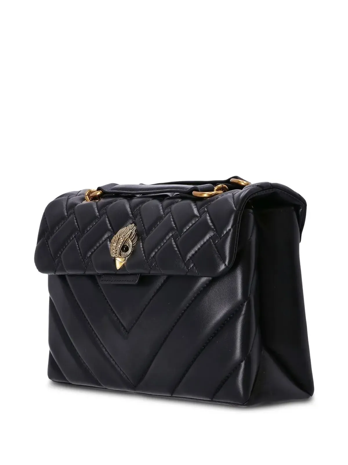 Kurt Geiger London ケンジントン キルテッド ショルダーバッグ - Black - 画像3
