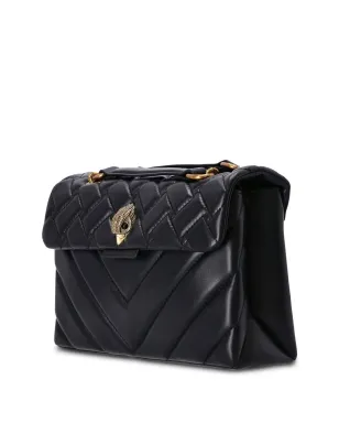 Kurt Geiger London ケンジントン キルテッド ショルダーバッグ - Black - サムネイル3