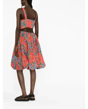 Ulla Johnson グラフィックプリント・スイートハートネックのドレス - サムネイル4