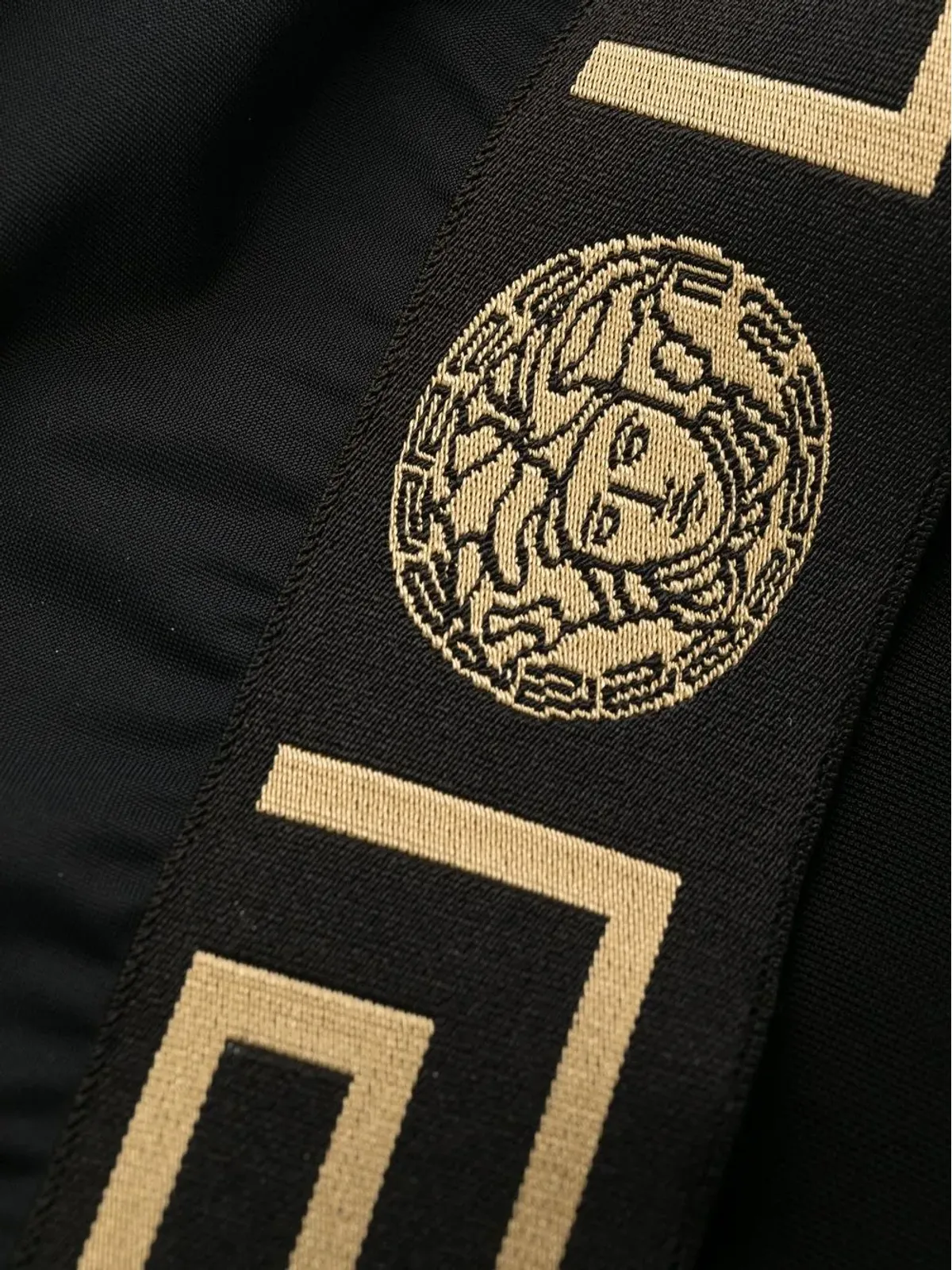Versace Grecaレーサーバック ブラジャー - ブラック - 画像3