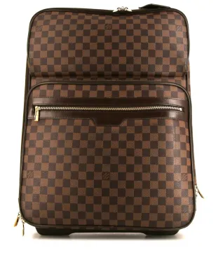 Louis Vuitton Pre-Owned ダミエ・エベヌ ペガーズ レジェール ソフトスーツケース - Brown - サムネイル1