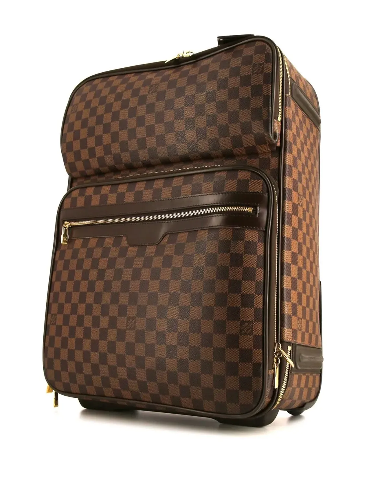 Louis Vuitton Pre-Owned ダミエ・エベヌ ペガーズ レジェール ソフトスーツケース - Brown - 画像4