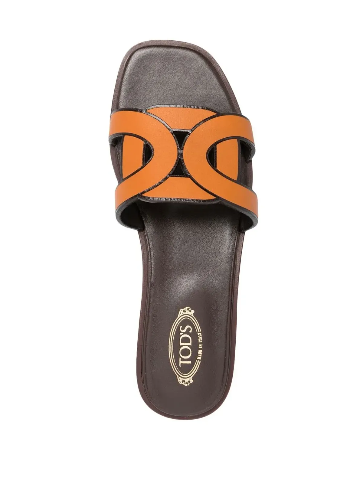 Tod's レザー ロゴストラップサンダル - 画像4