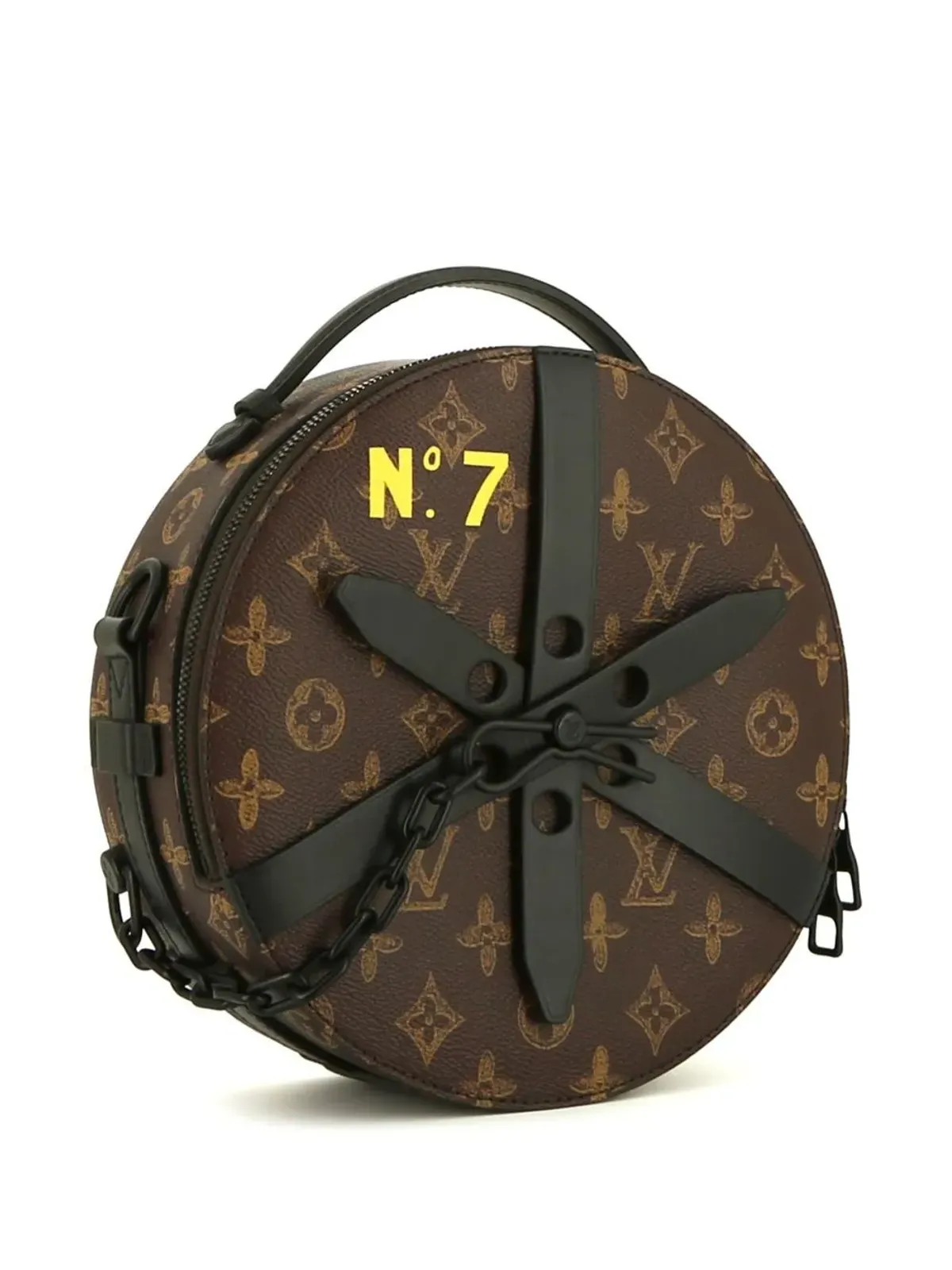 Louis Vuitton Vintage モノグラム・サークル型ツーウェイバッグ - Brown - 画像3