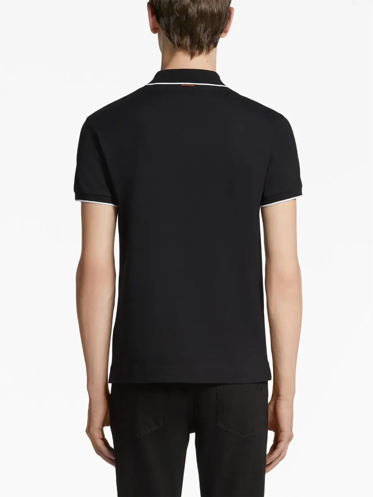 Zegna コットン ポロシャツ - 画像4