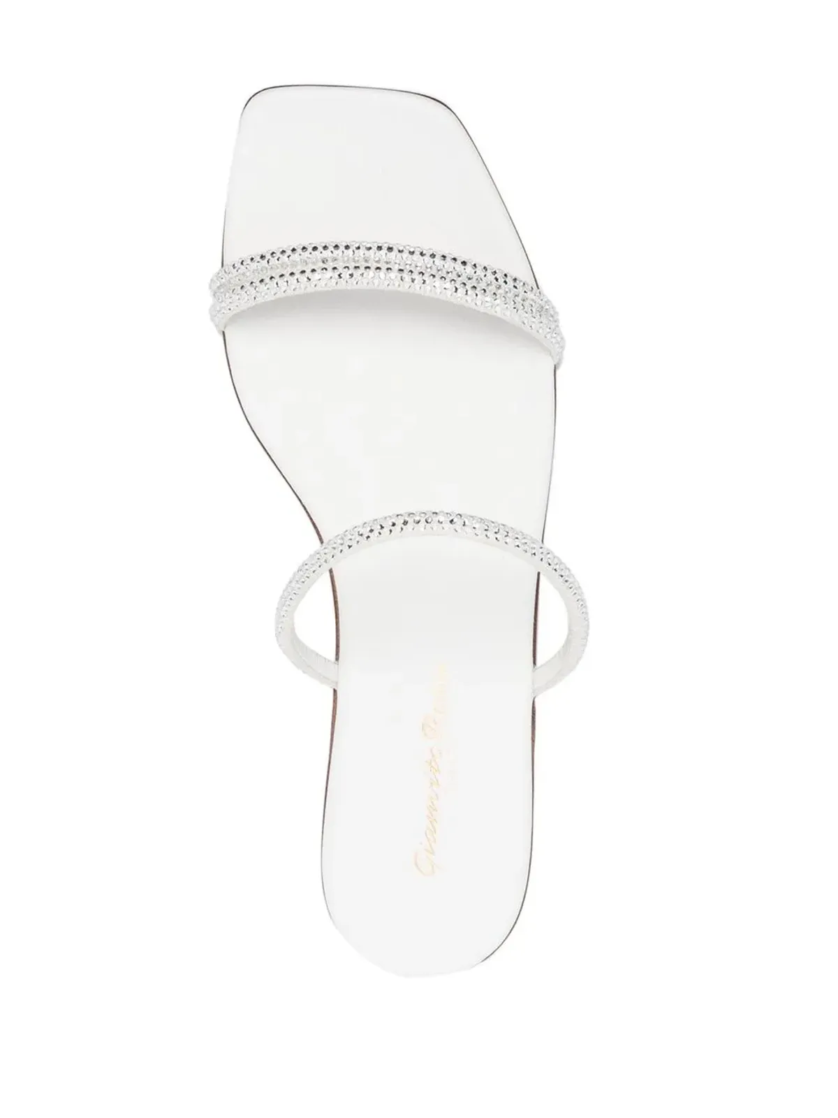 Gianvito Rossi カンヌ レザー スリップオン サンダル - 画像4