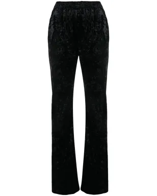 Saint Laurent ベルベットのワイドパンツ - サムネイル1