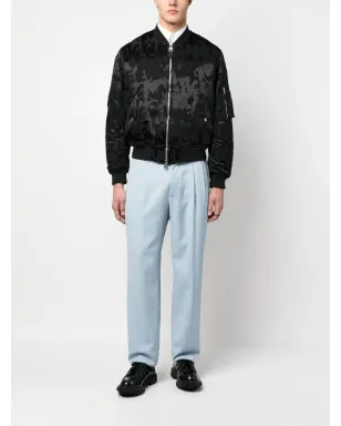 Alexander McQueen ロゴプリント ボンバージャケット - サムネイル2