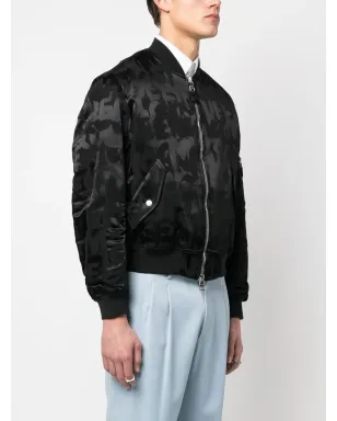 Alexander McQueen ロゴプリント ボンバージャケット - サムネイル3