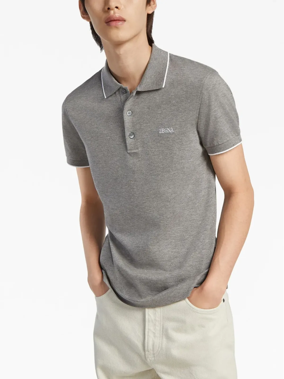 Zegna 半袖ポロシャツ - 画像3