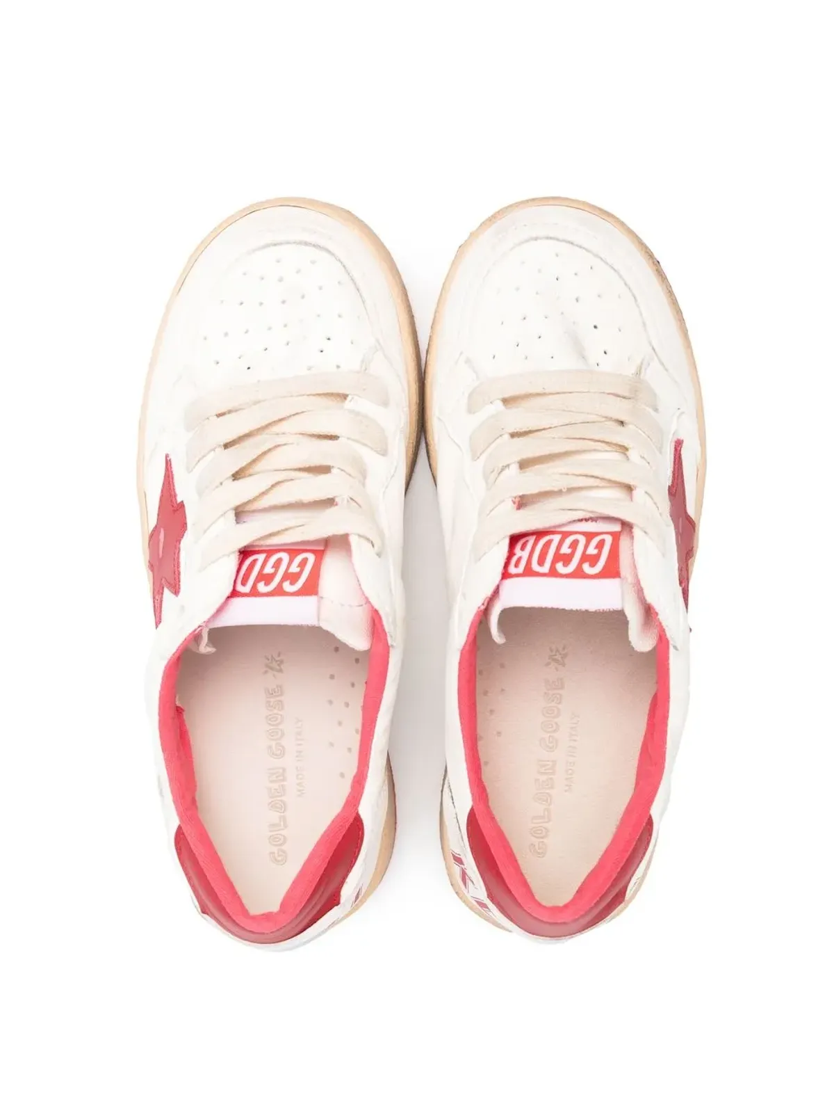 Golden Goose Kids Ball Star ローカットスニーカー - 画像3