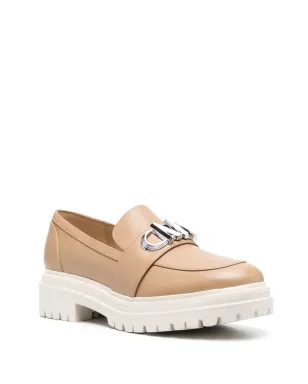 Michael Michael Kors Parker ロゴプレート レザー ローファー - ブラウン - サムネイル2