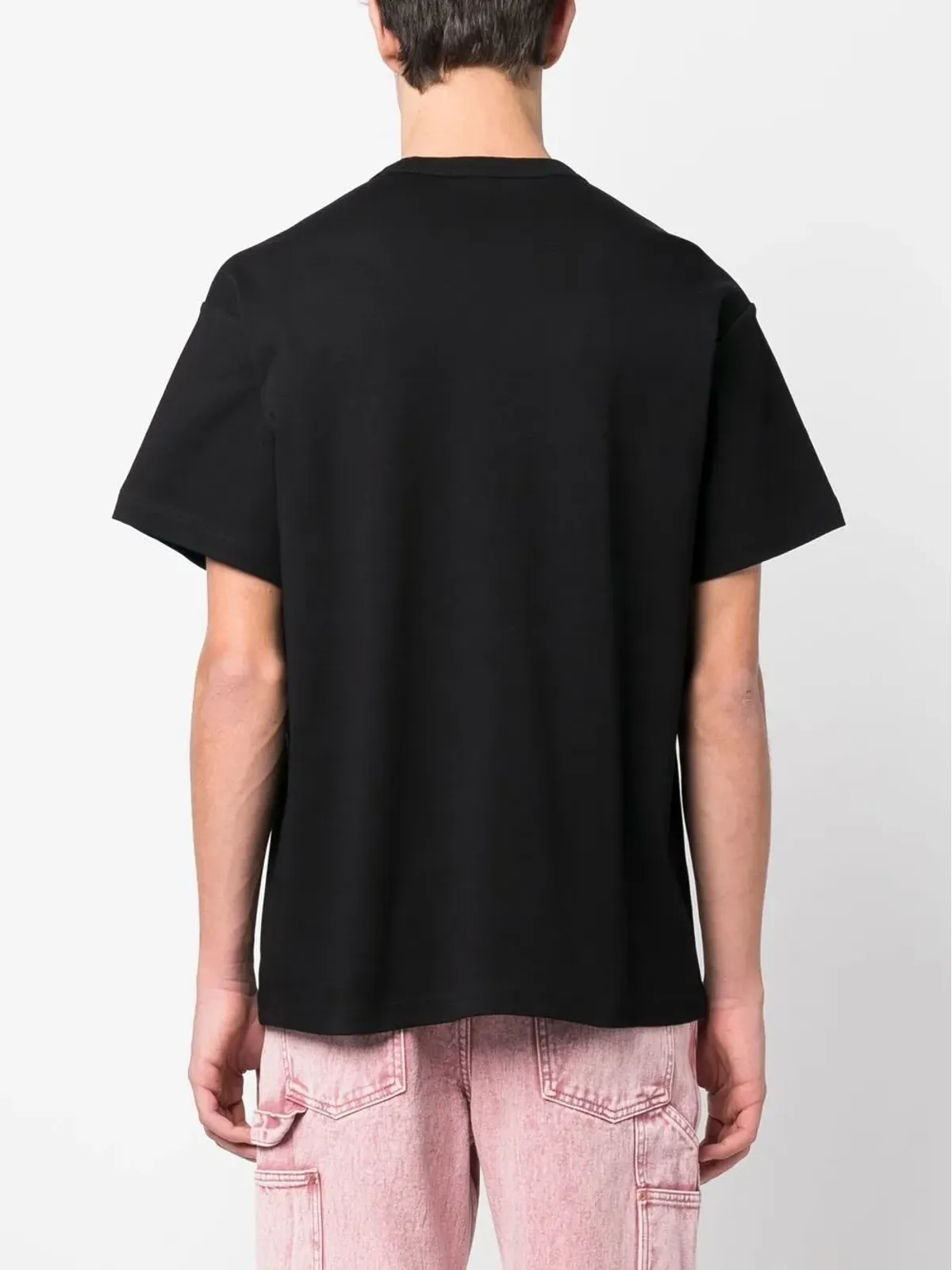 Versace Jeans Couture バロック ロゴプリント Tシャツ ブラック - 画像4