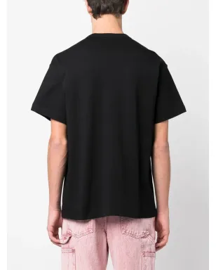 Versace Jeans Couture バロック ロゴプリント Tシャツ ブラック - サムネイル4