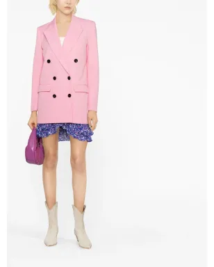 ISABEL MARANT ネヴィム ダブルブレスト ブレザー ピンク - サムネイル2