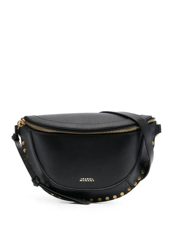 Isabel Marant ISABEL MARANT Skano グレインレザー ショルダーバッグ ブラックの商品画像