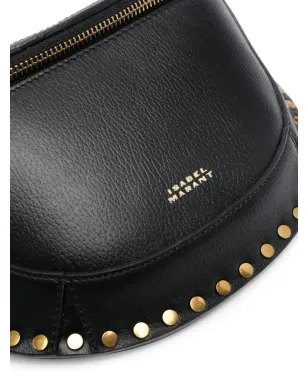 ISABEL MARANT Skano グレインレザー ショルダーバッグ ブラック - サムネイル5