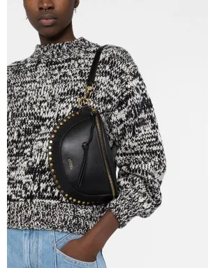 ISABEL MARANT Skano グレインレザー ショルダーバッグ ブラック - サムネイル3