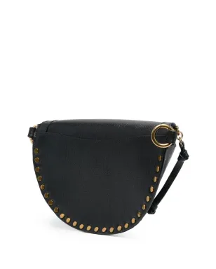 ISABEL MARANT Skano グレインレザー ショルダーバッグ ブラック - サムネイル4