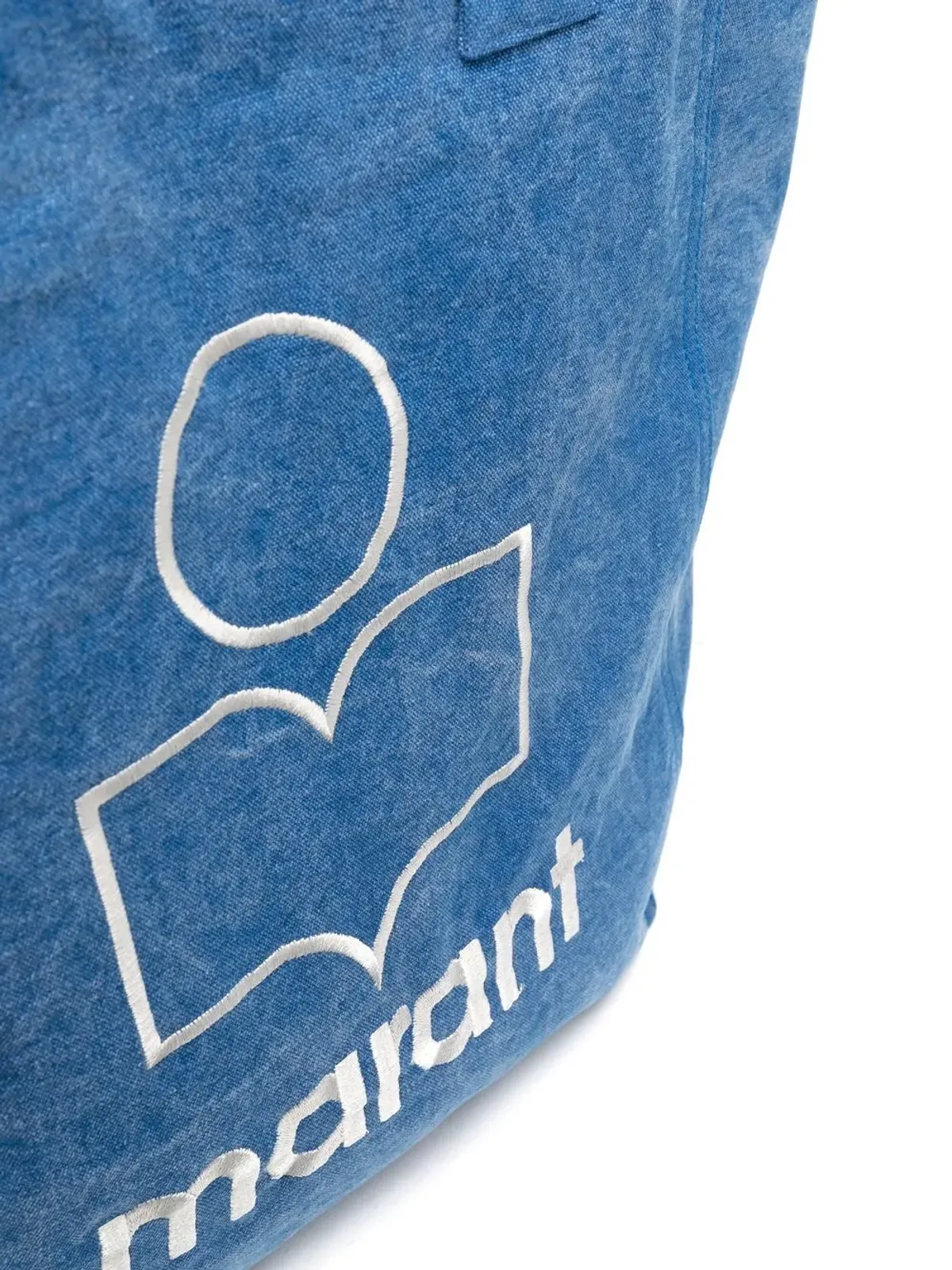 ISABEL MARANT Yenky ロゴ刺繍トートバッグ - ブルー - 画像4