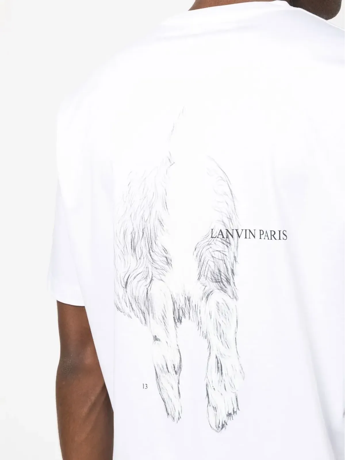 Lanvin フラワーパッチ Tシャツ - 画像5