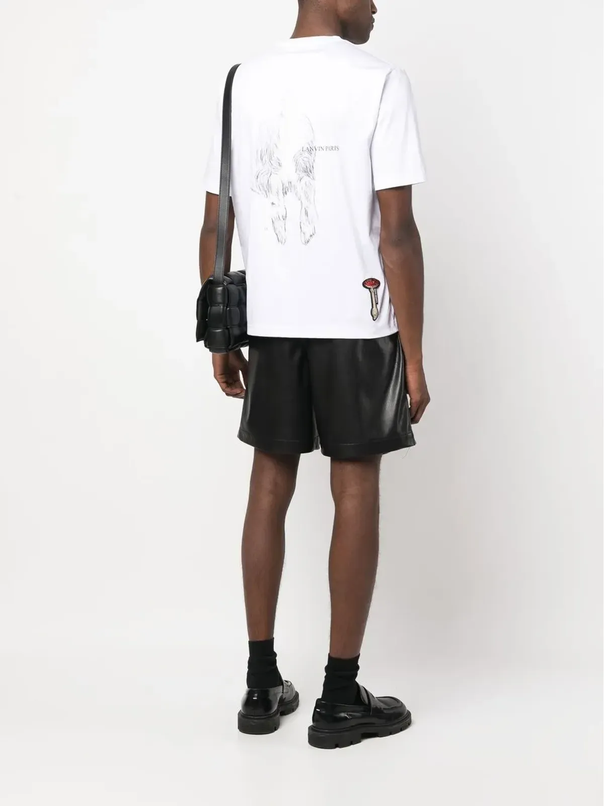 Lanvin フラワーパッチ Tシャツ - 画像2