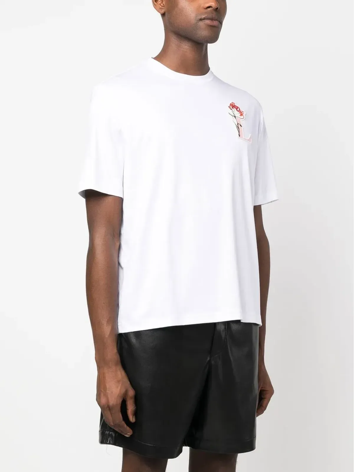 Lanvin フラワーパッチ Tシャツ - 画像4